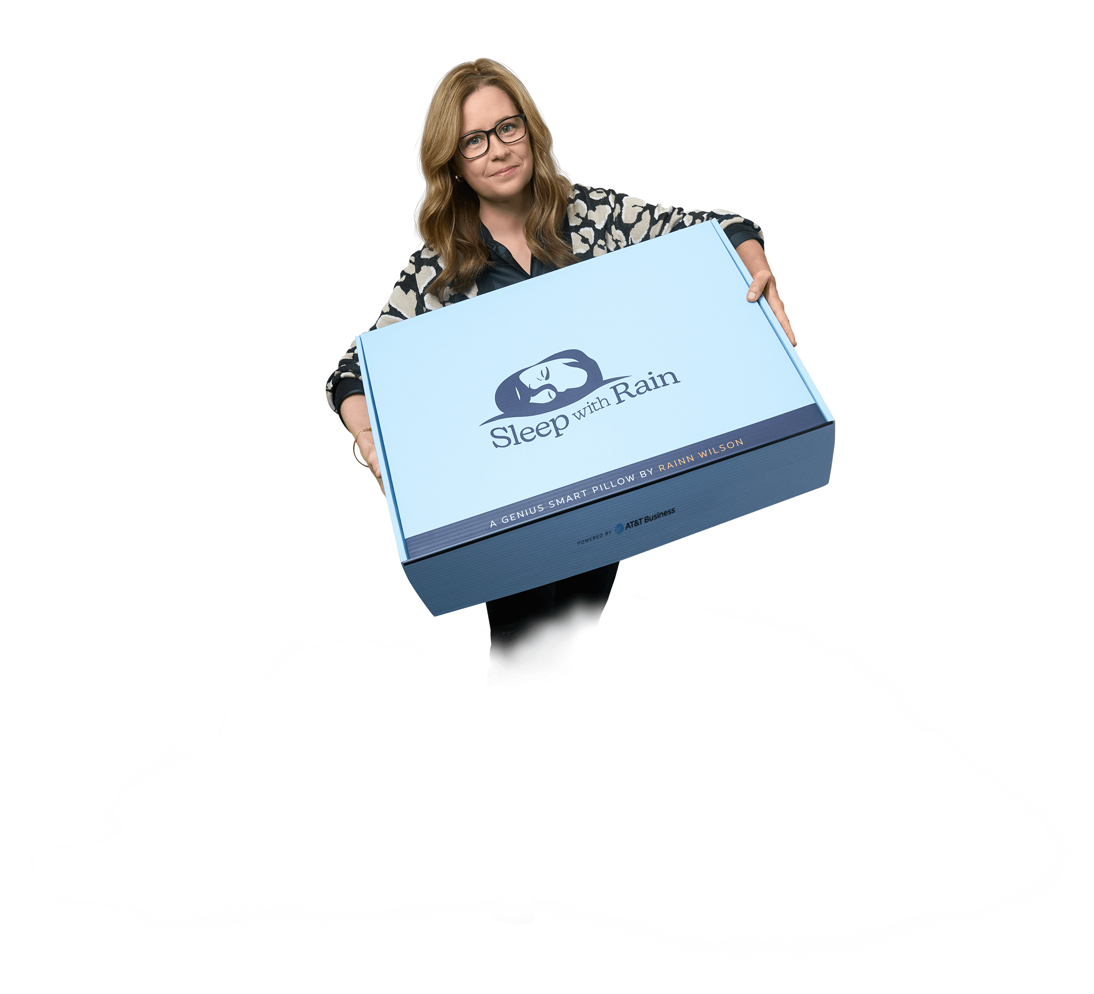 Jenna Fischer reunites with Rainn Wilson as part of AT&T's dream team